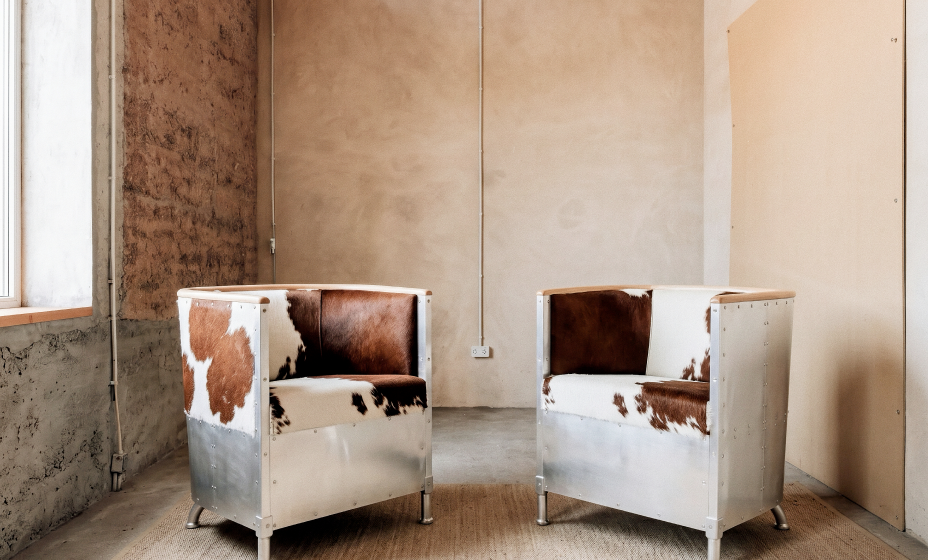 A pair of Nordiska chairs at permanent-collection register